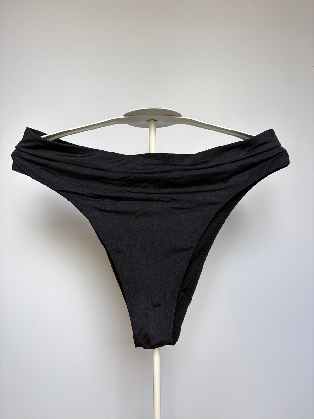 Rhythm Black High-Rise Bikini Bottom